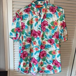 Chubbies Tropical Floral Button Down Shirt